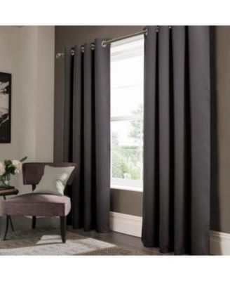 Anchorage Blackout Grommet Single Curtan Panel - 54" x 90", Charcoal