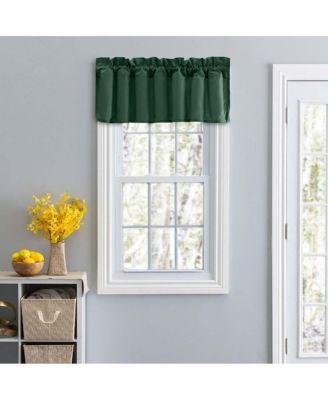 Ellis Stacey 3"Rod Pocket High Quality Fabric Solid Color Window Lined Filler Valance 42"x13" Harvest