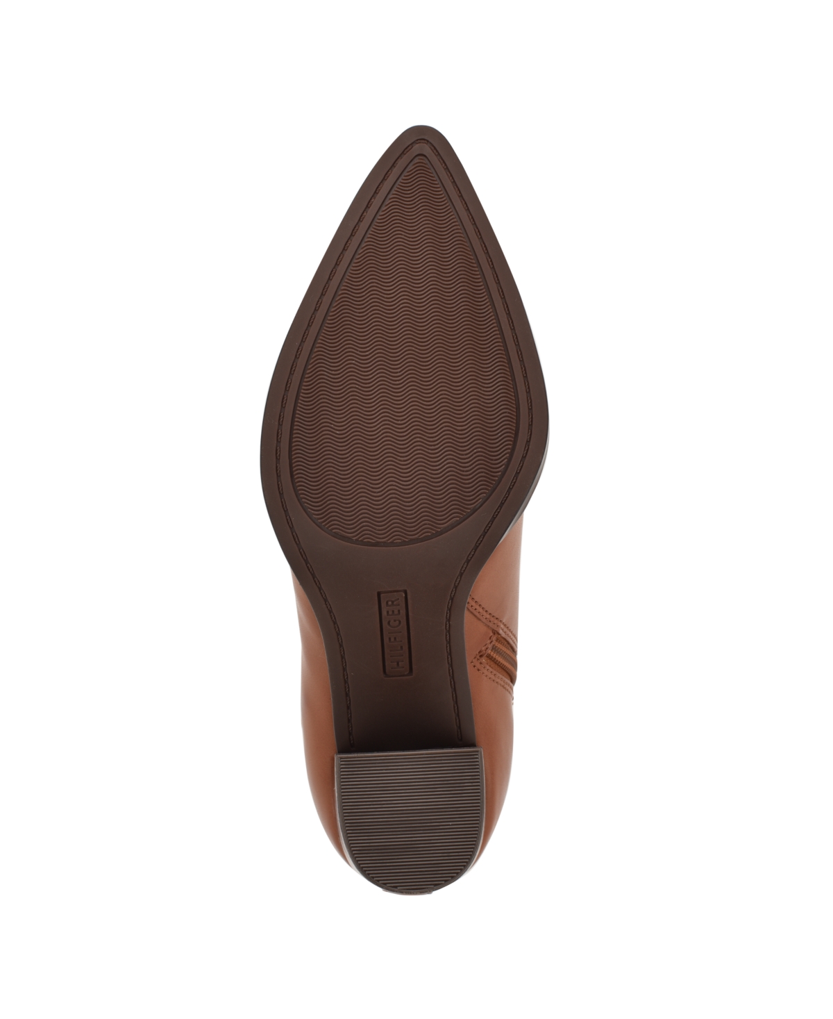 Tommy Hilfiger Women's Miriaha High Block Heel Dress Booties In Brown