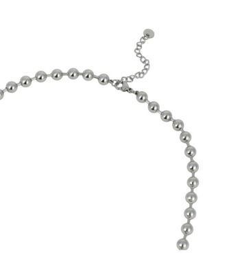 Women's The Puffer-Cuoer Pendant Necklace - Chrome Silver