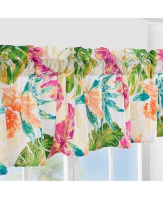 Tropics Window Valance - 84x16", Coral