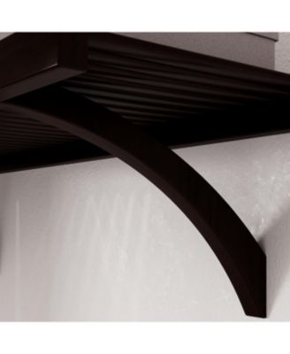 Solid Wood Walk-In Closet Organizer with 5 Drawers and Solid Wood Doors