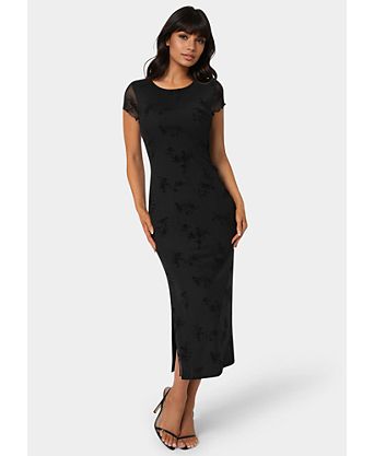 macy's black midi dress Ivonne Women's Sleeveless Designed to contour and flatter Women's Little Black Midi Dresses
