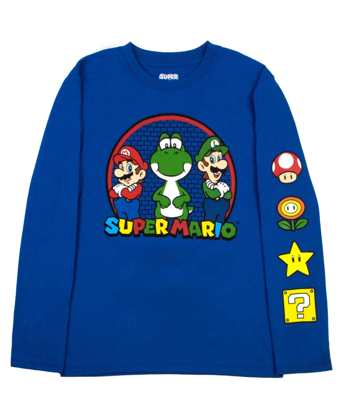Mario Big Boys Luigi 2 Pack Long Sleeve T-Shirt
