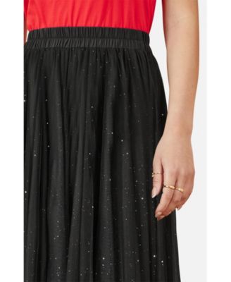 Women's Sparkle Mesh Tulle Skirt
