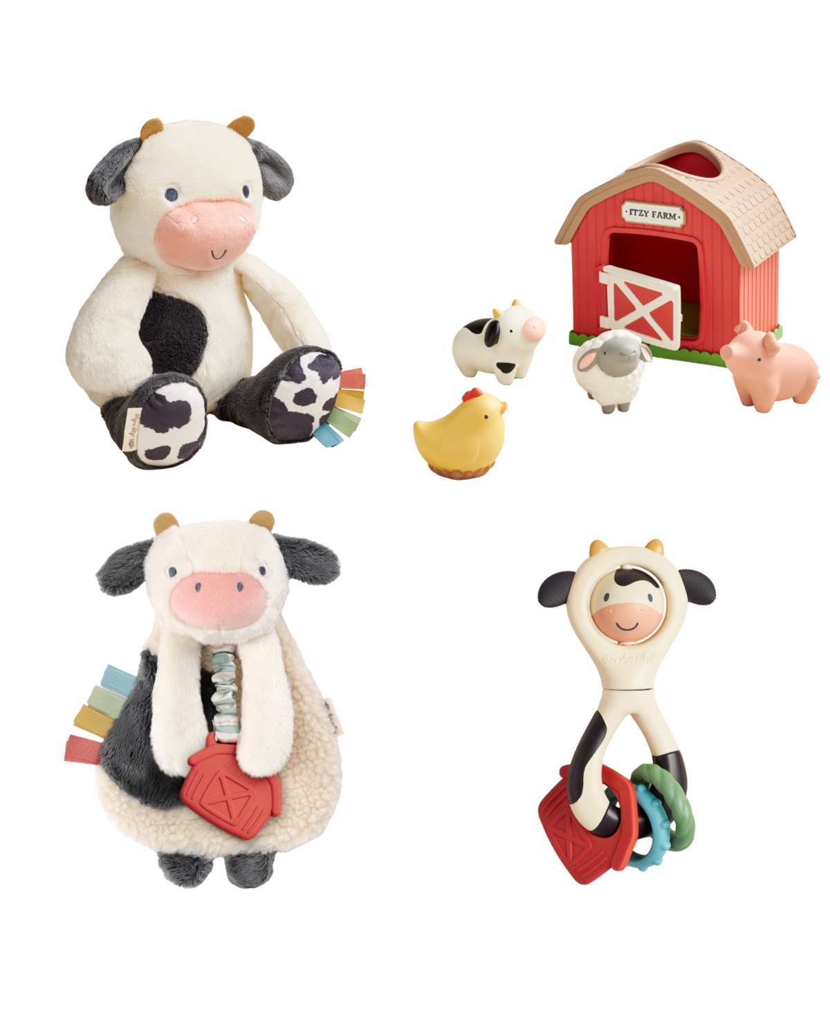 Itzy Ritzy Baby Barnyard Bundle Teething & Feeding