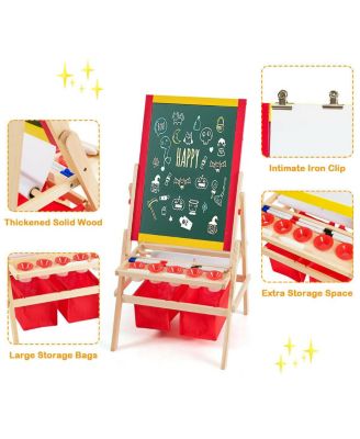 Flip-Over Double-Sided Kids Art Easel