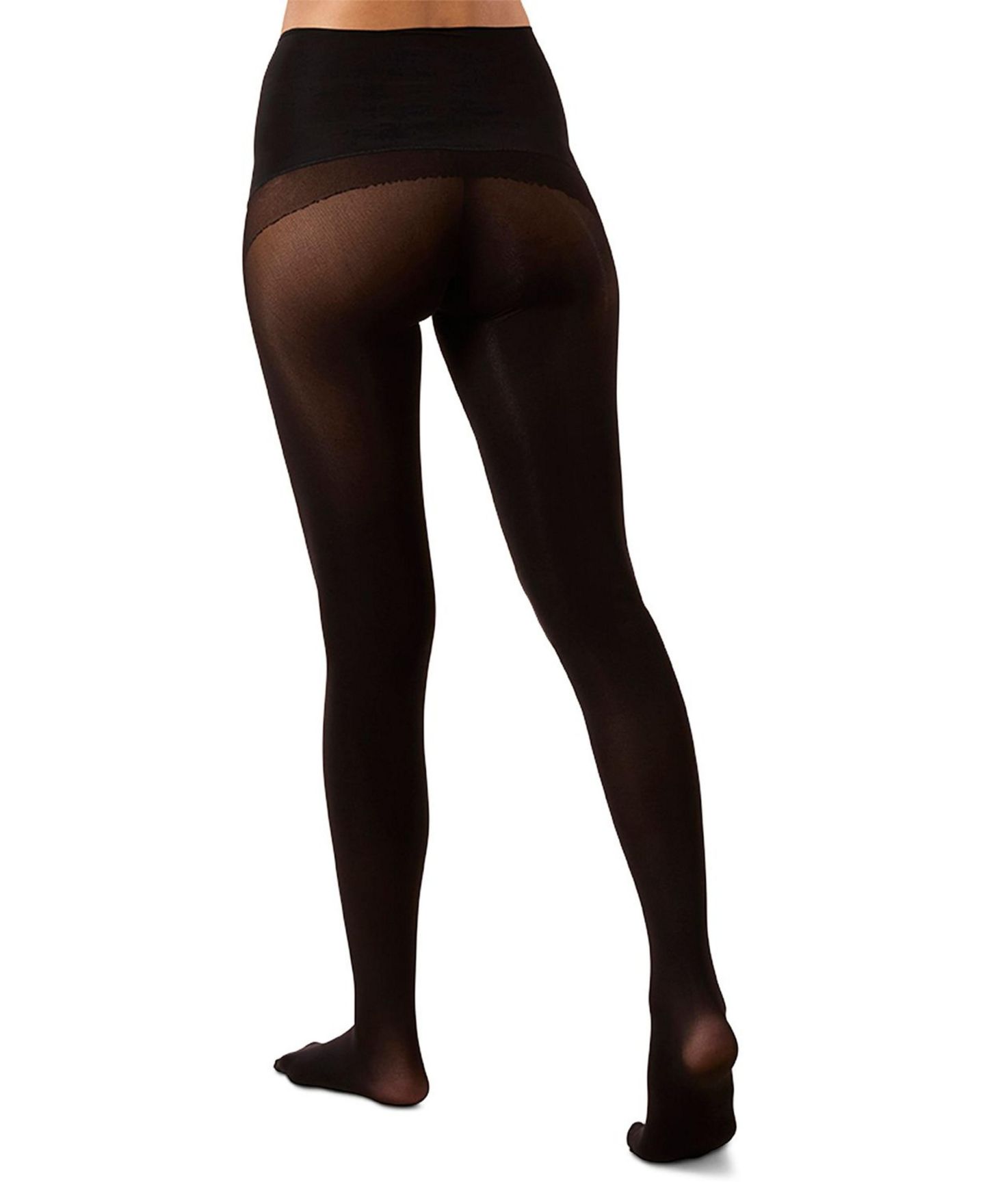 Женские колготки MeMoi Perfectly Opaque Seamless Top 60 Denier Tights, цвет: Чёрный — фото 4