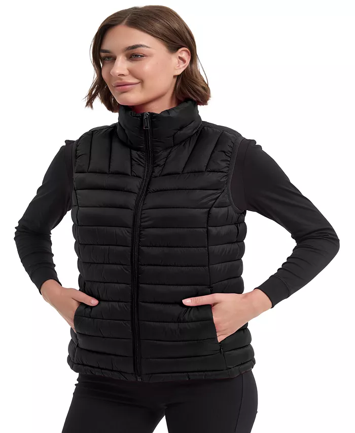 Women's Rail Quilt Packable Puffer Vest - thumbnail 2
