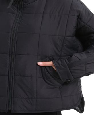 Women's Crinkle Oversized Quilted Jacket