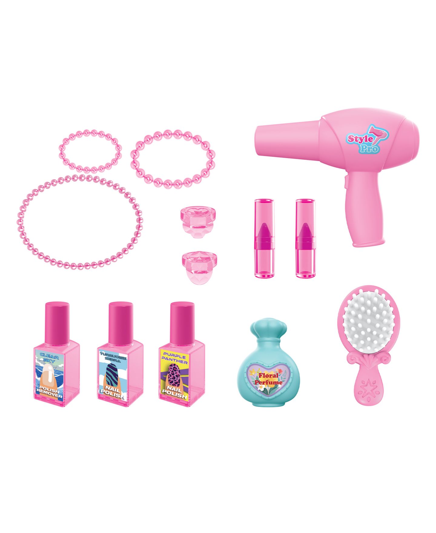 Детский игровой набор World Tech Toys Glamor Queen LED Lights Functional Mirror 22-Piece Vanity Playset, Ages 3+ — фото 6