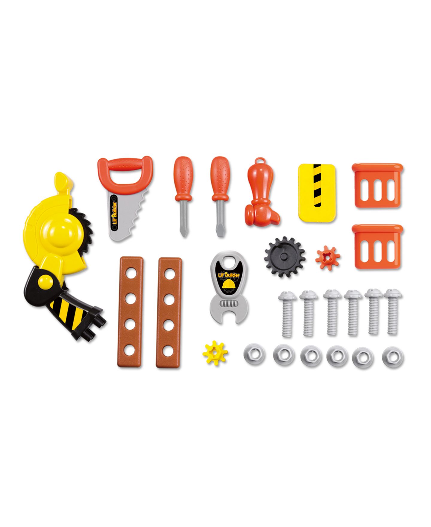 Детский игровой набор World Tech Toys Lil' Builder Rolling Suitcase 36-Piece Playset, Ages 3+ — фото 4
