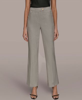 Donna Karan New York - Women's Straight Leg Mid-Rise Pants