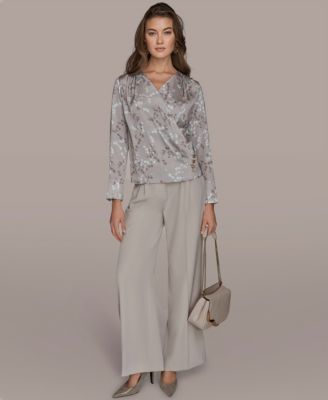 Women's Printed V-Neck Top