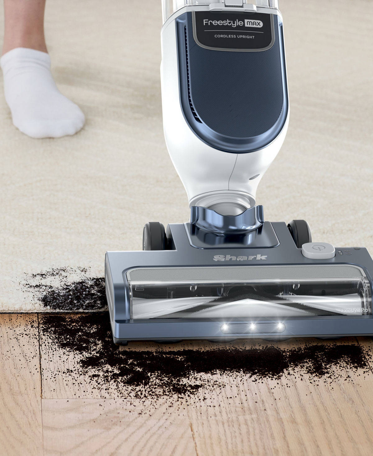 Shark Freestyle Max Cordless Upright Vacuum Cleaner In Blue