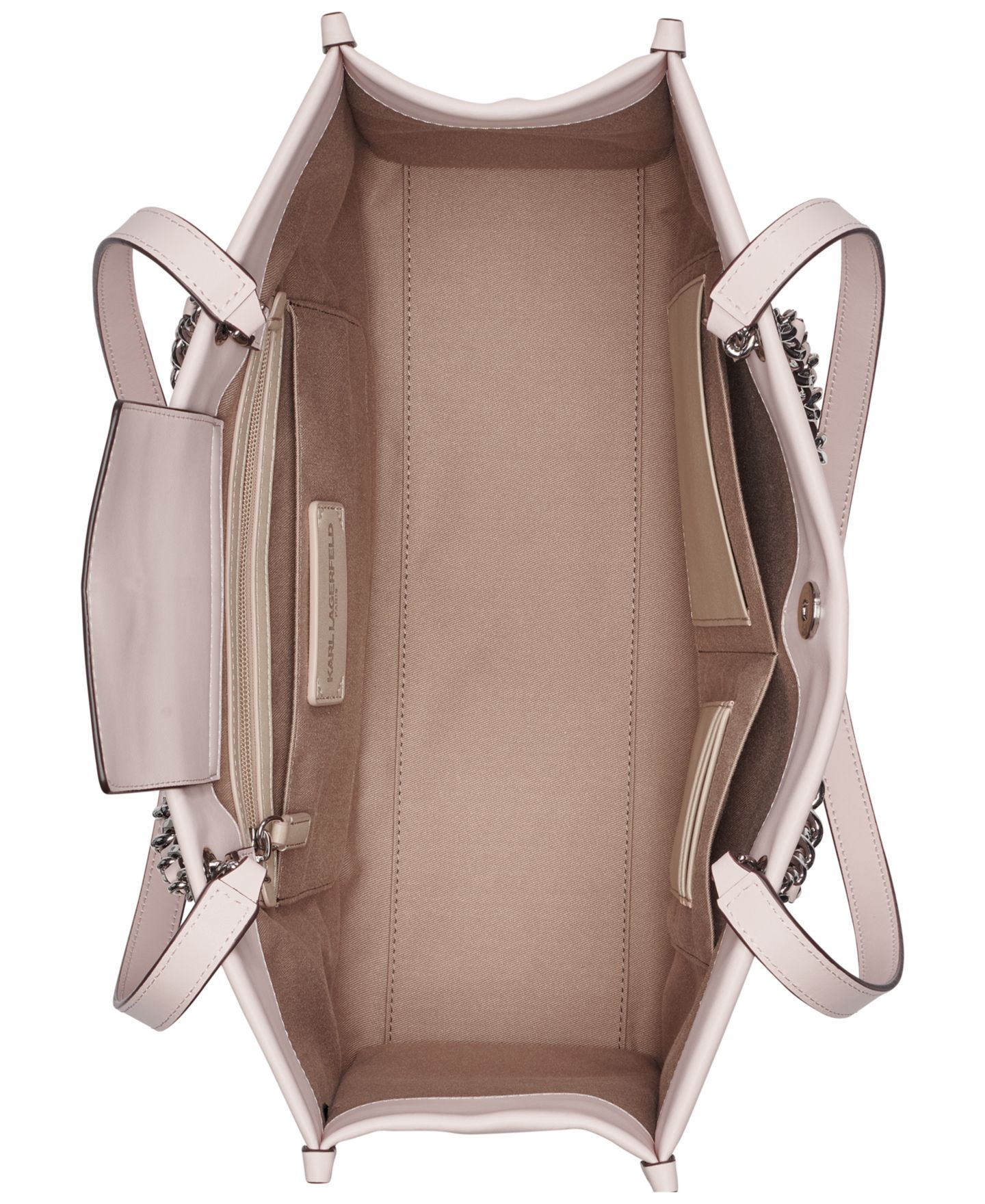 Женская сумка KARL LAGERFELD PARIS Savoie Large Leather, цвет: Lotus — фото 4