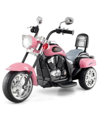 6V Powered Toddler 3-Wheel Motorbike Ride On Toy with Horn and Headlight