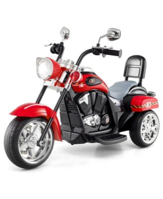 6V Powered Toddler 3-Wheel Motorbike Ride On Toy with Horn and Headlight