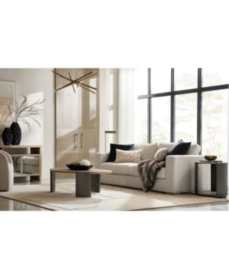 1 piece polished stainless steel base Flare End Table