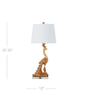 Peacock Table Lamp