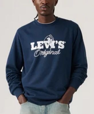 Men's Graphic Detail Crewneck Long-Sleeve Sweatshirt