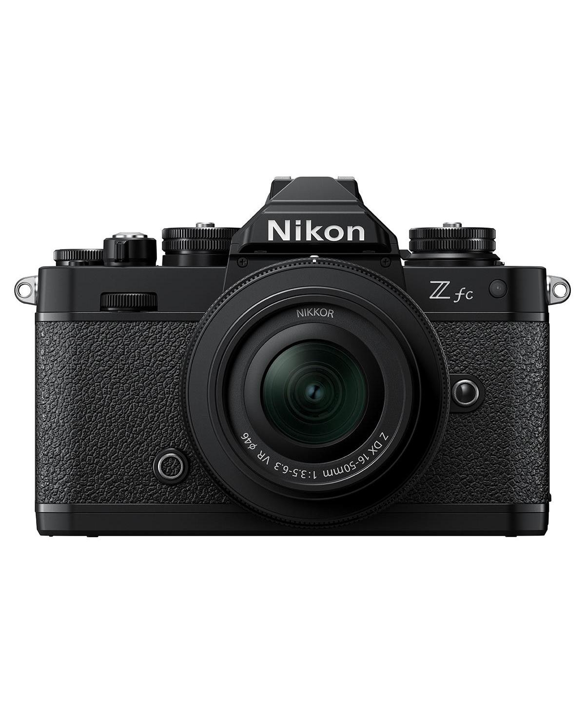 Nikon Z fc Dx-Format Mirrorless Camera with Nikkor Z Dx 16-50mm f/3.5-6.3 Vr Lens, Blkwith Zoom-Mini Ttl, Candisk Pro 64GB, Alpine 140,Screen Protecto