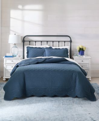 Bailey Scallop 3-Pc. Quilt Set, King, Macy's Exclusive