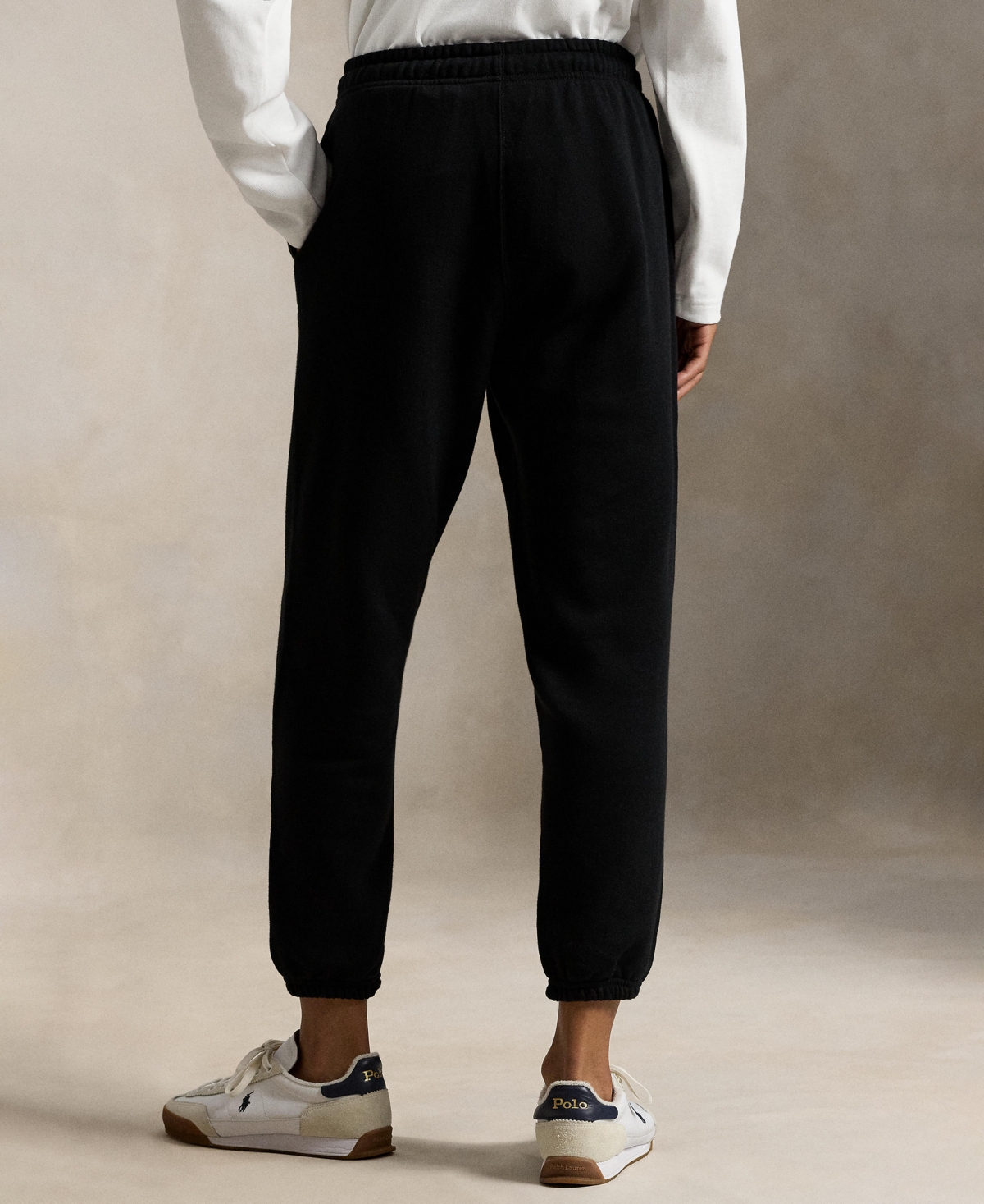 Polo Ralph Lauren Women's Big Pony Fleece Sweatpants In Black