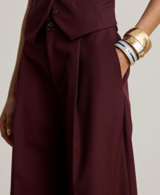 Women's Creased Wide-Leg Pants