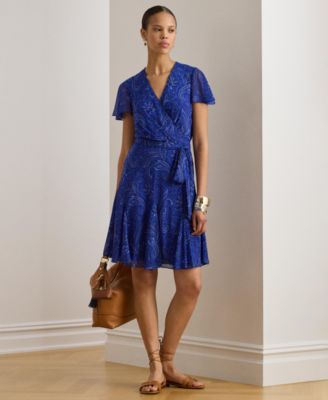Lauren Ralph Lauren - Women's Crinkled Surplice Dress