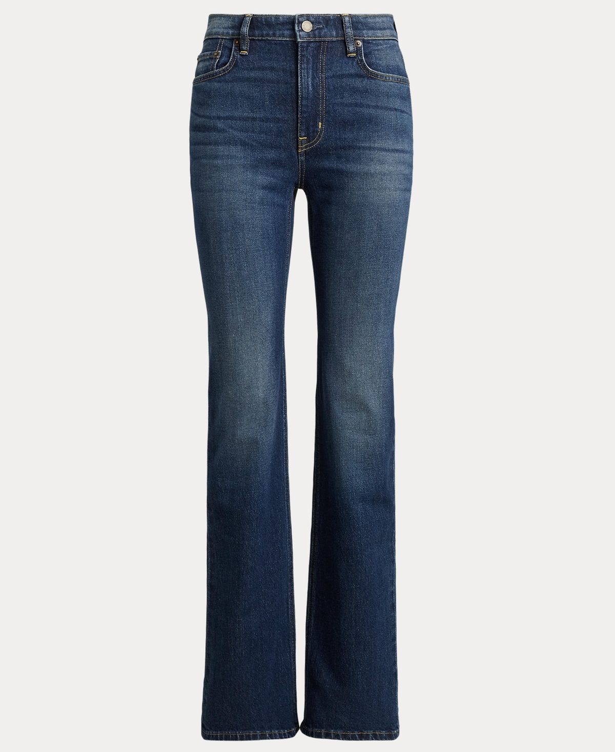 Ralph Lauren Women's High-rise Straight Jeans In Blue