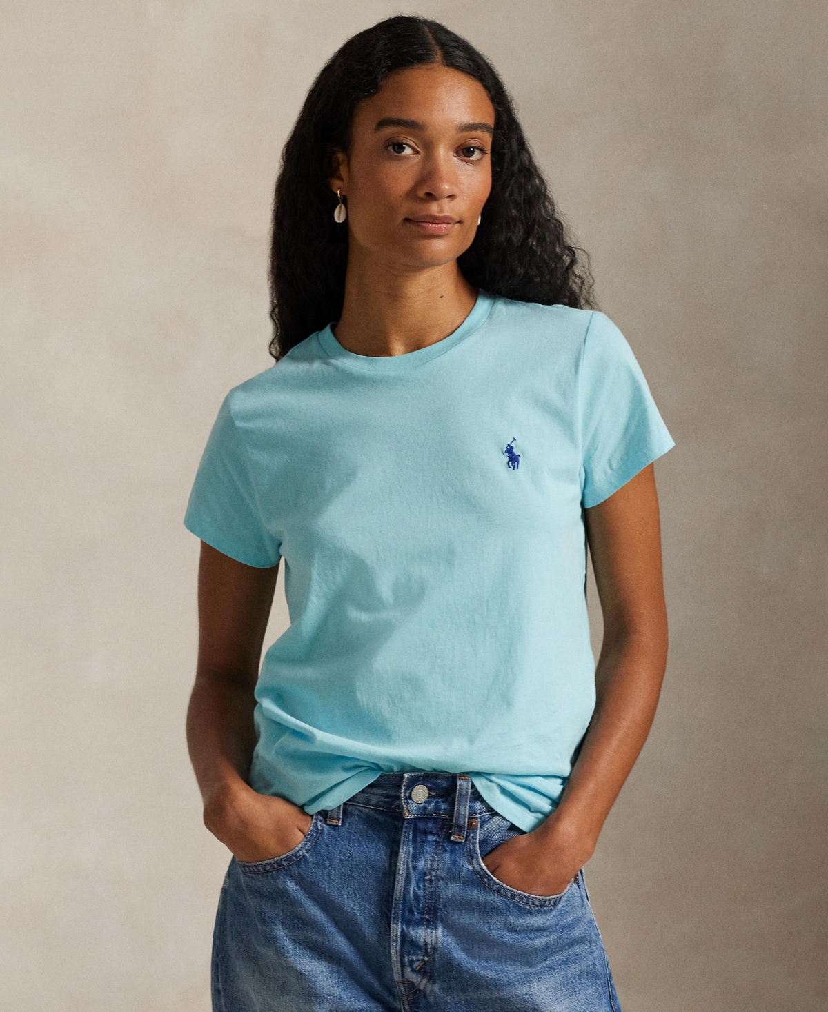 Polo Ralph Lauren Women's Crewneck T-shirt In Green
