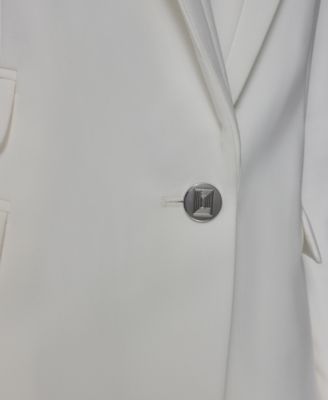 Women's Notched Lapel One Button Blazer