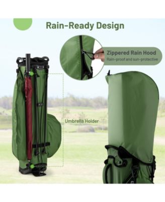 Golf Stand Bag Lightweight Golf Bag with 8 Way Top Dividers and 5 Zippered Pockets