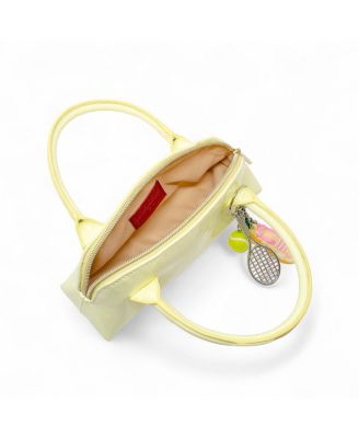 Girls Sporty Charm Top Handle Bag, Yellow