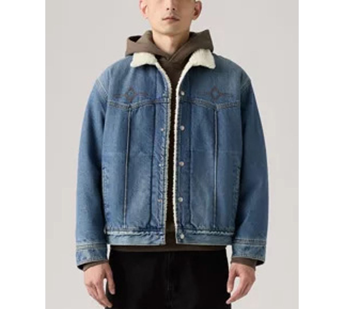 Мужской пиджак свободного покроя