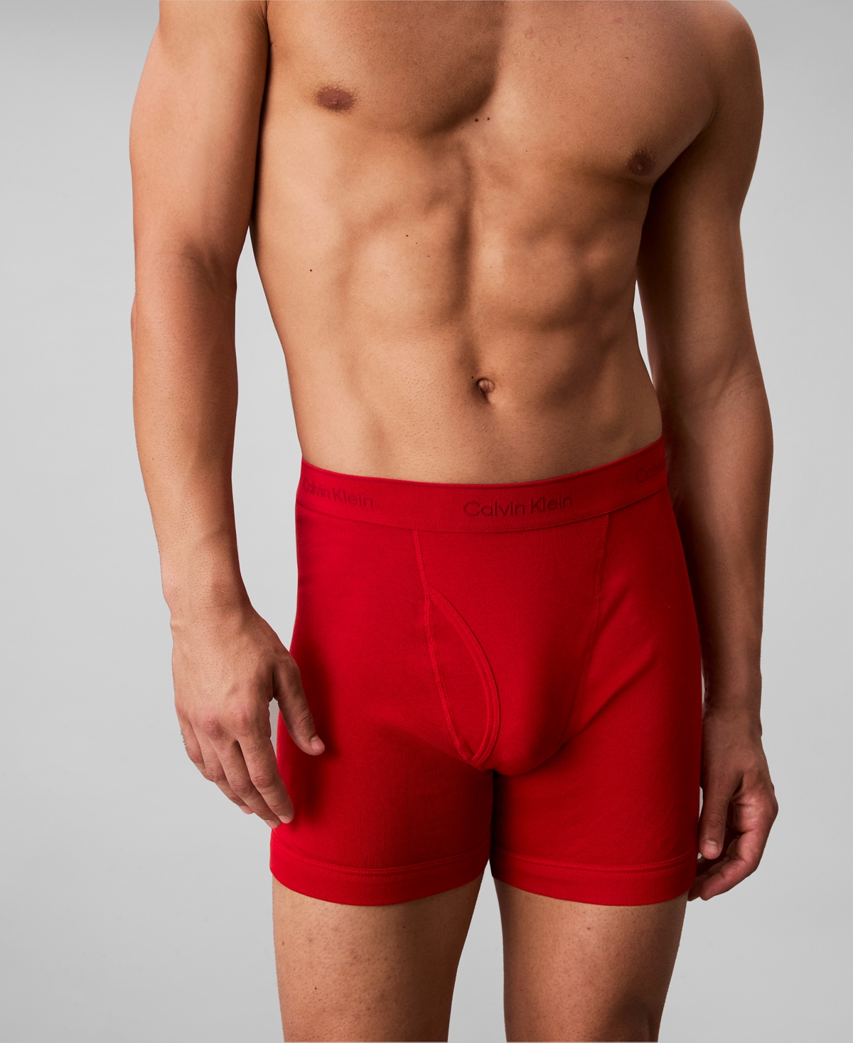 Calvin Klein Men's 3-pack Cotton Classics Boxer Briefs Underwear In Multi