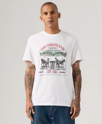 Men's Classic Short-Sleeve Graphic Crewneck T-Shirt