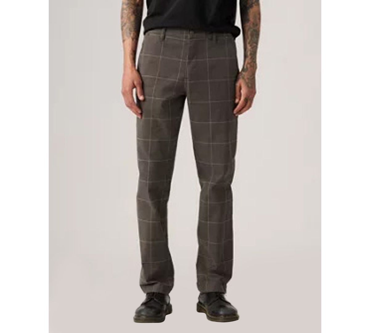 Мужские брюки прямого кроя обычного покроя