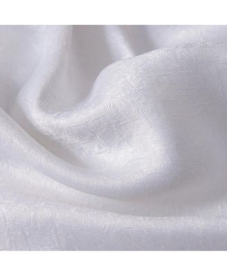 Lydia Matte Embossed One Blackout Panel - 52"x84", White