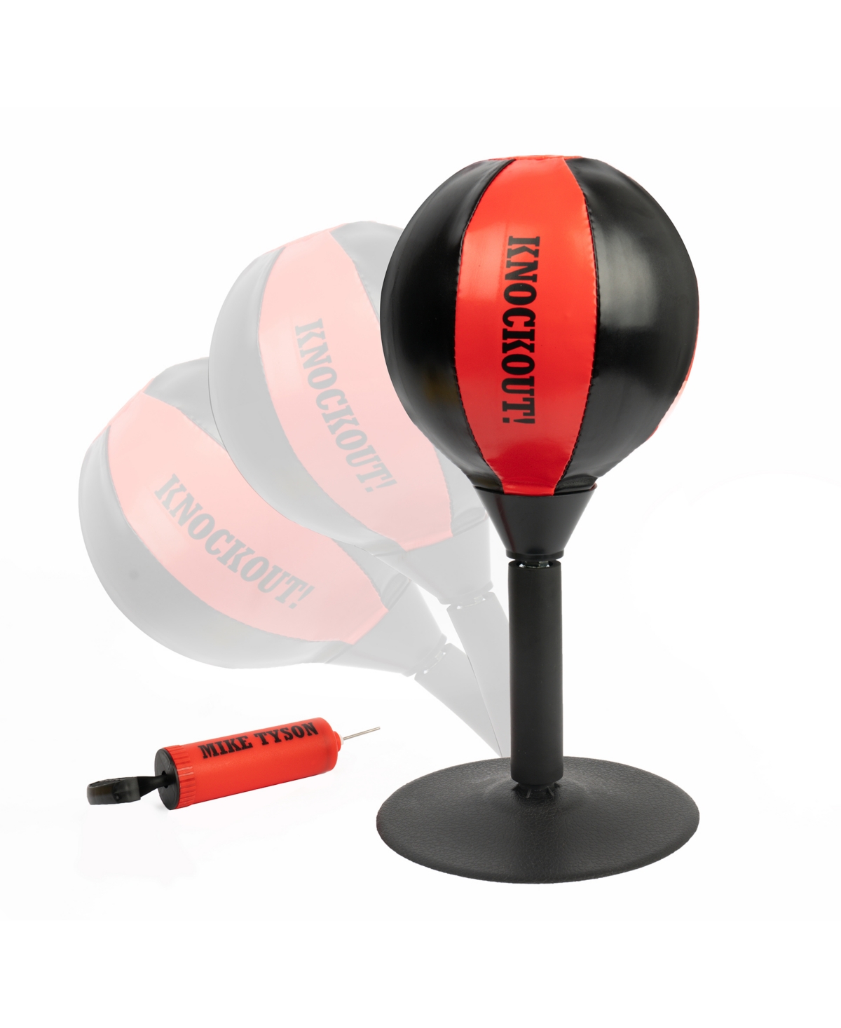 World Tech Toys Mike Tyson Kid's Boxing Desktop Punching Bag In Transparent