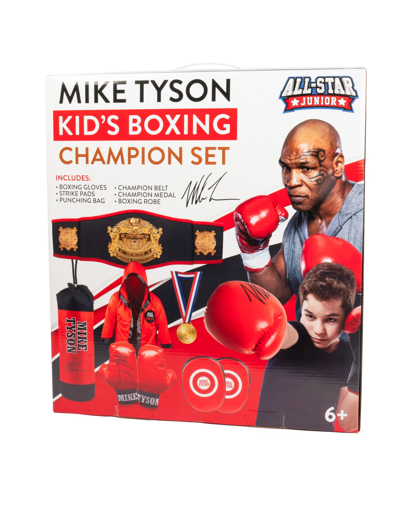 Детские игрушки World Tech Toys Mike Tyson Boxing 6-Piece Set, Ages 3+ — фото 7