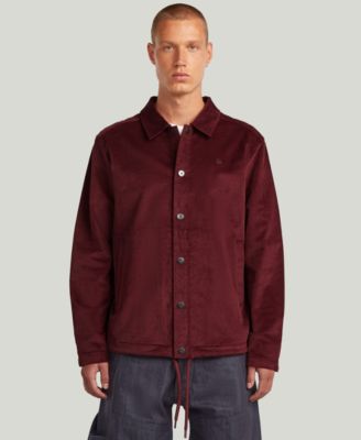 G-Star Raw - Men's Straight Fit Collared Corduroy Jacket