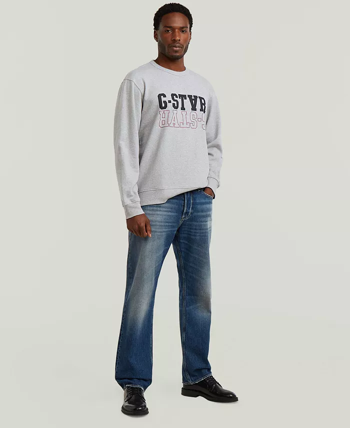 Long-Sleeve Relaxed-Fit Logo Sweatshirt - thumbnail 9