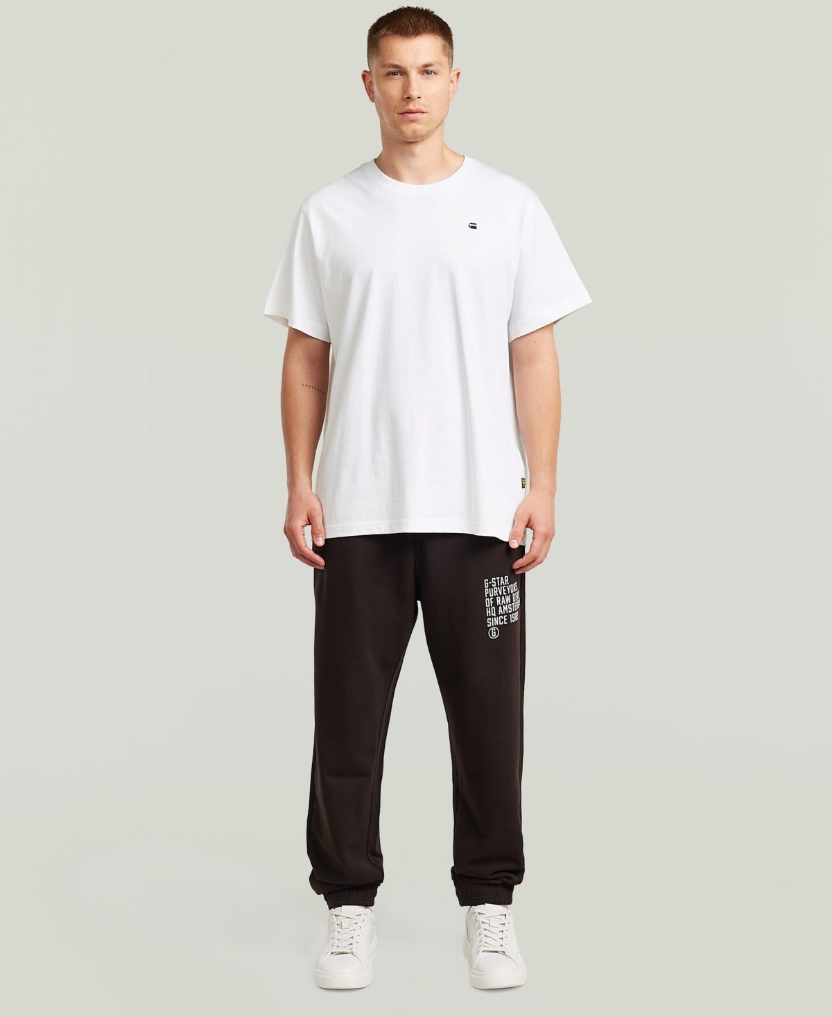 G-Star Raw Men's Print Loose Tapered Sweatpants