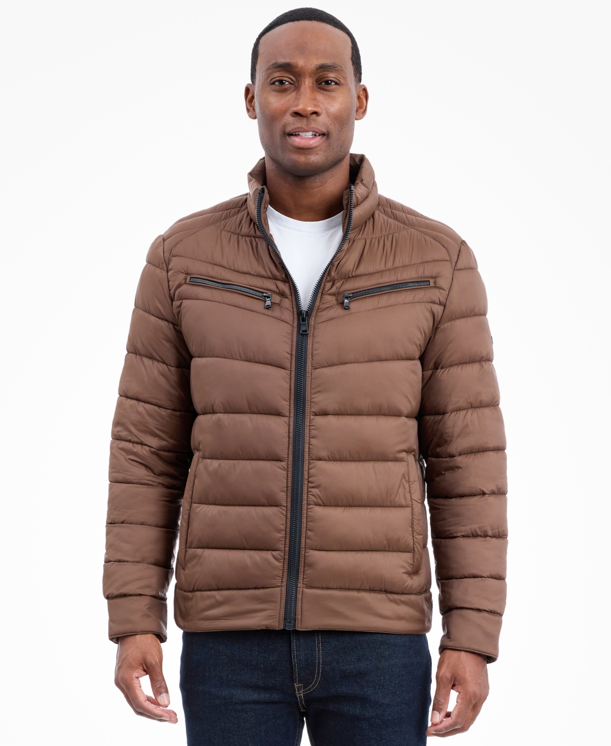 Michael Kors Men's Quilted Full-Zip Puffer Jacket