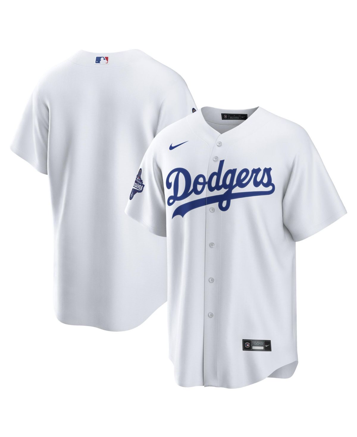 Мужская белая домашняя копия майки чемпионов Мировой серии 2025 года 