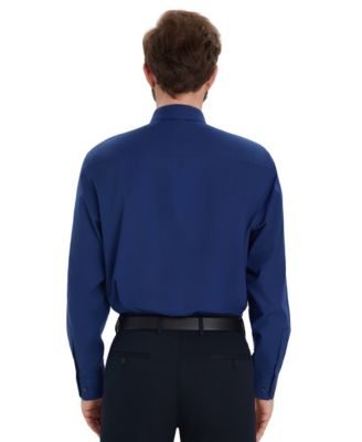 Men's Solid Regular-Fit Dress Shirt, Macy's Exclusive