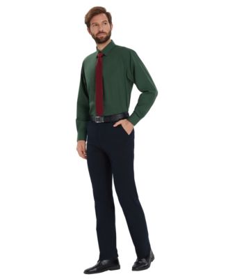 Men's Solid Regular-Fit Dress Shirt, Macy's Exclusive