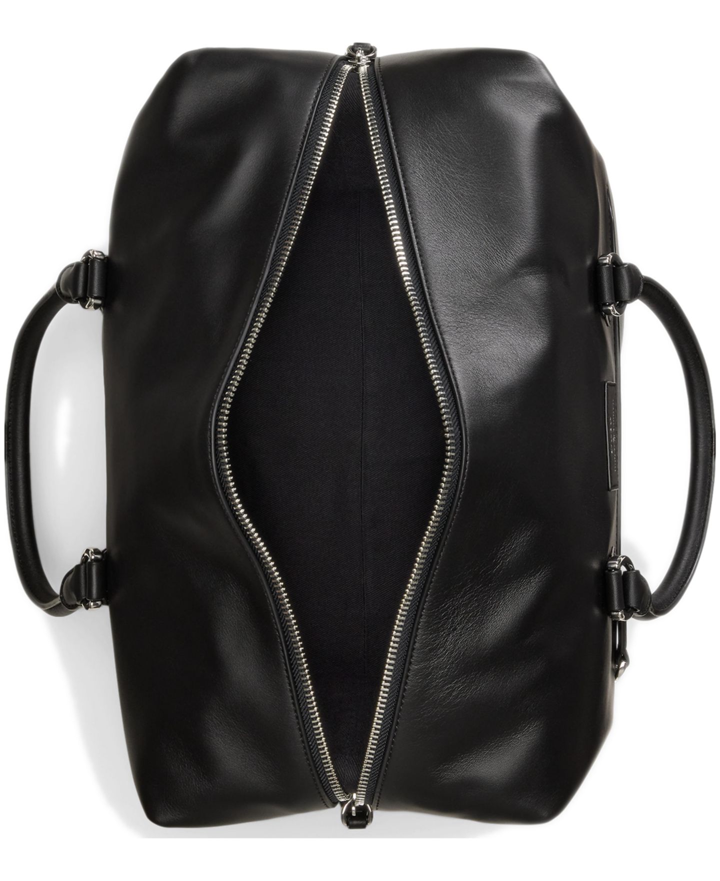 Мужская сумка Polo Ralph Lauren Smooth Leather Duffel, цвет: Чёрный — фото 3